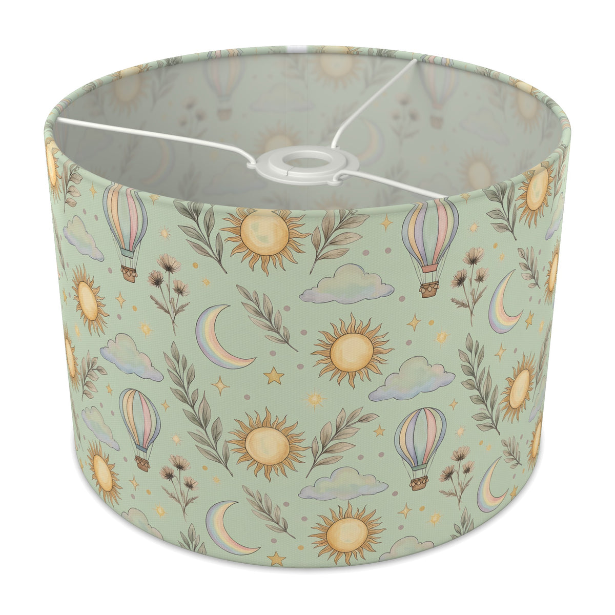 Sage Little Boho lampshade - 30cm x 21cm Ceiling