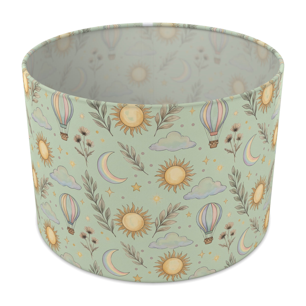 Sage Little Boho lampshade - 30cm x 21cm Table
