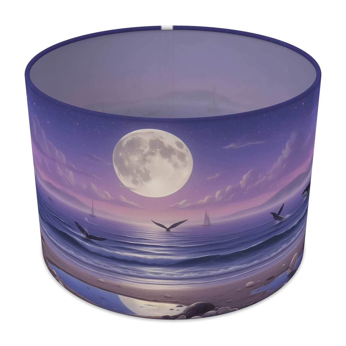 Starry Sea Moonlight Panorama lampshade - 30cm x 21cm Table