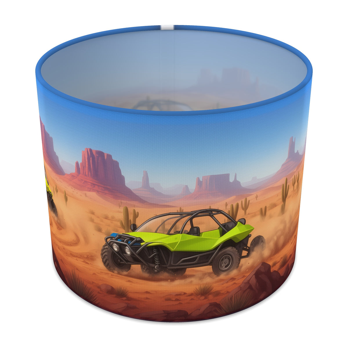 Desert Rally Speedway Panorama lampshade - 25cm x 20cm Table
