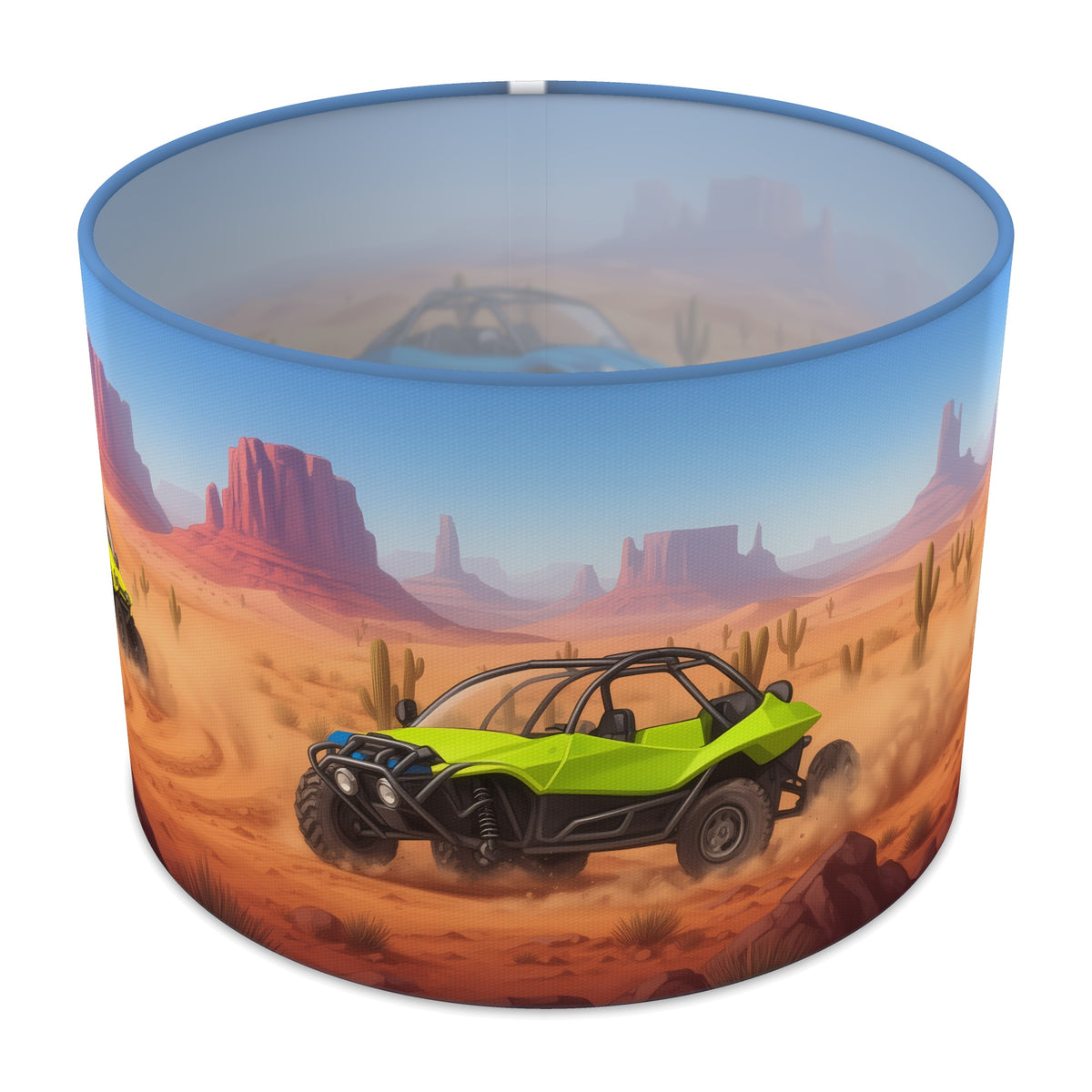 Desert Rally Speedway Panorama lampshade - 30cm x 21cm Table