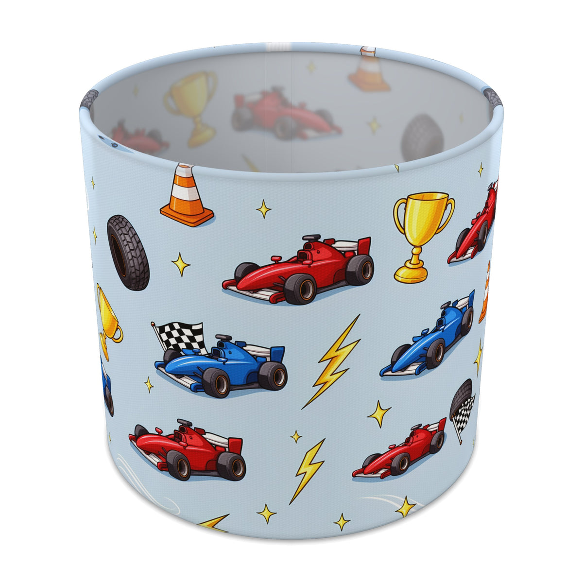 Sky Race Day lampshade - 20cm x 18.5cm Table