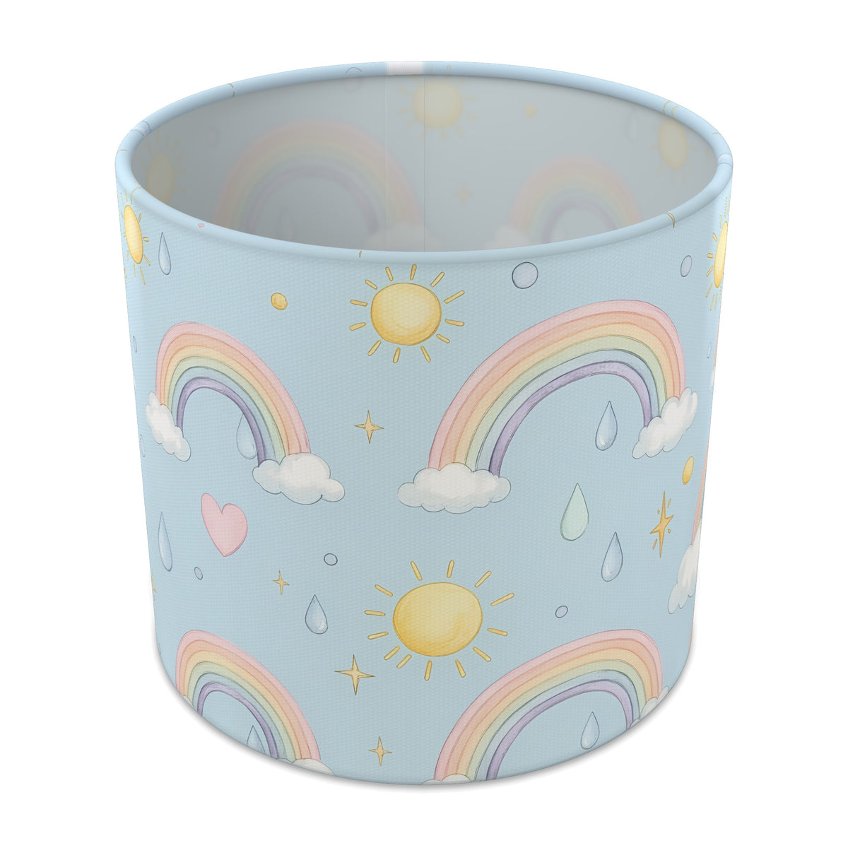 Sky Over The Rainbow lampshade - 20cm x 18.5cm Table
