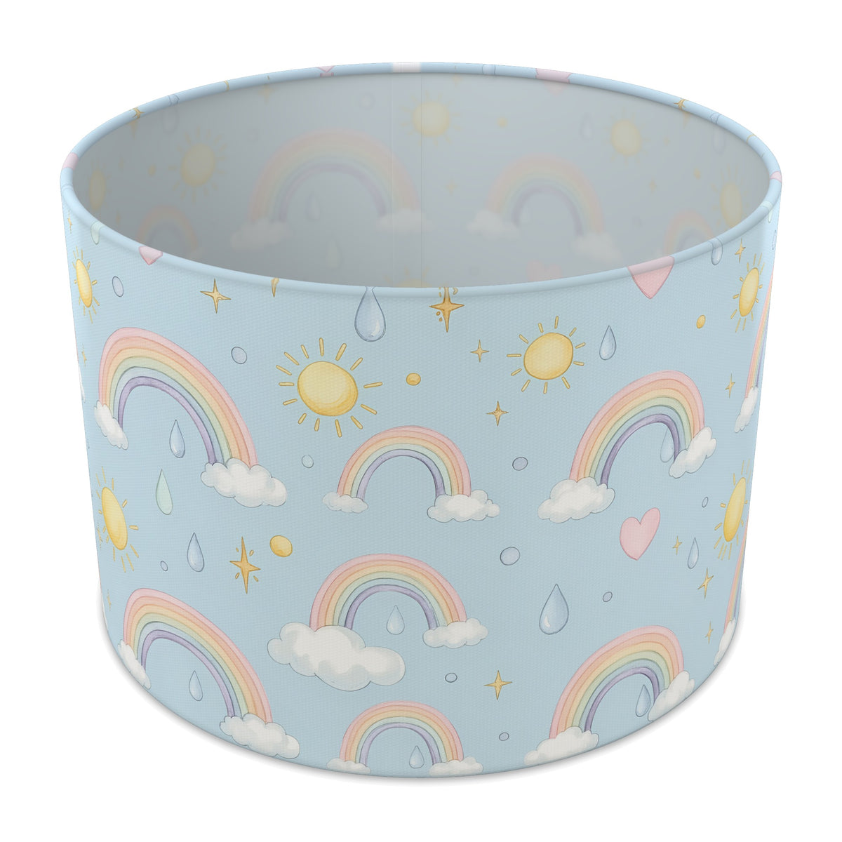 Sky Over The Rainbow lampshade - 30cm x 21cm Table