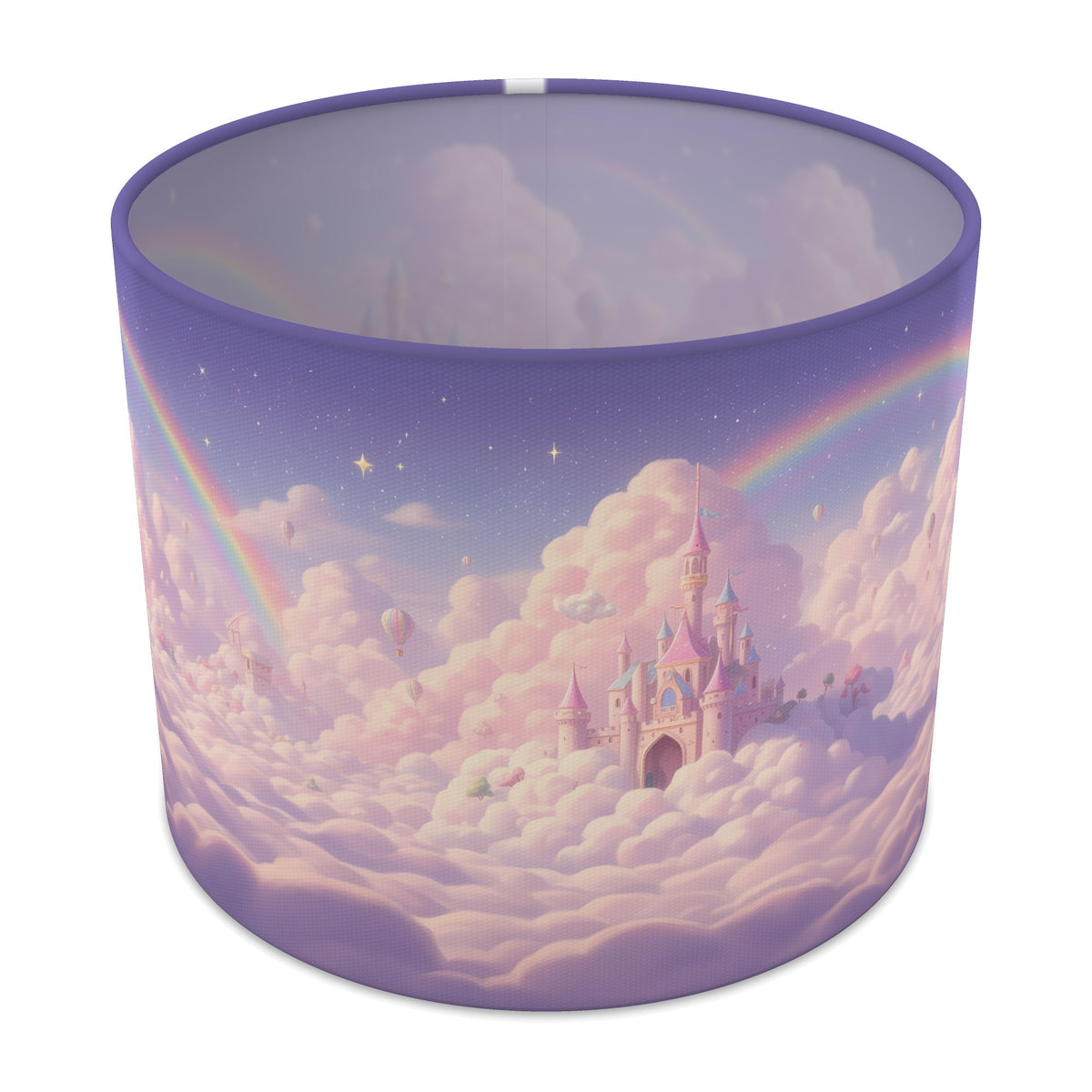 Cloud Kingdom Rainbow Skies lampshade - 25cm x 20cm Table