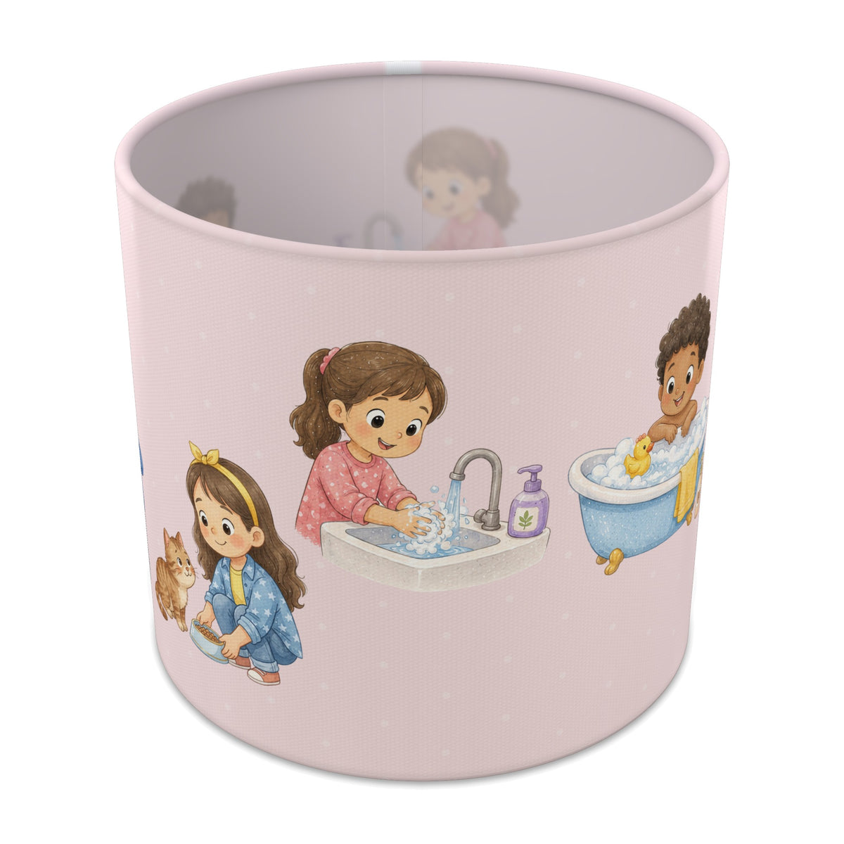 Blush Routine lampshade - 20cm x 18.5cm Table