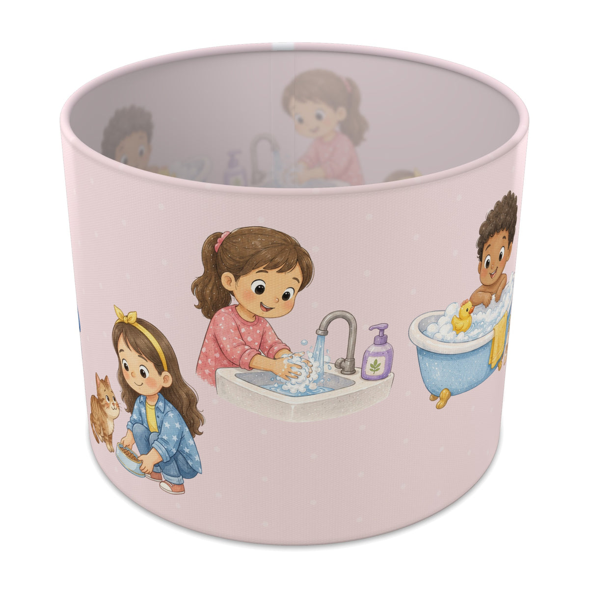 Blush Routine lampshade - 25cm x 20cm Table