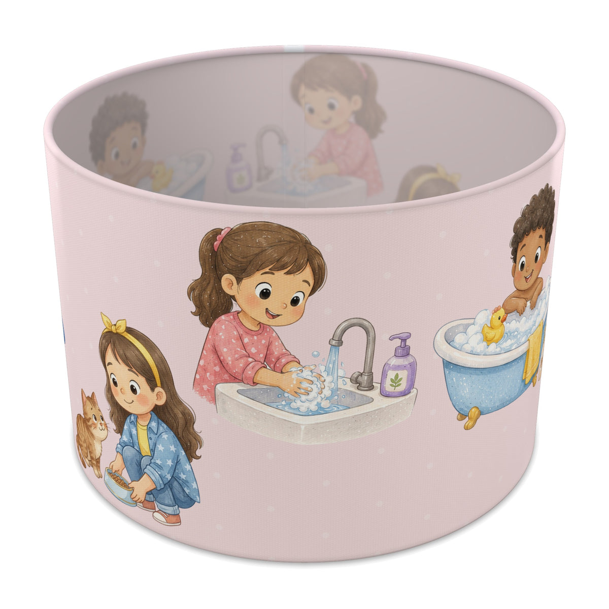 Blush Routine lampshade - 30cm x 21cm Table