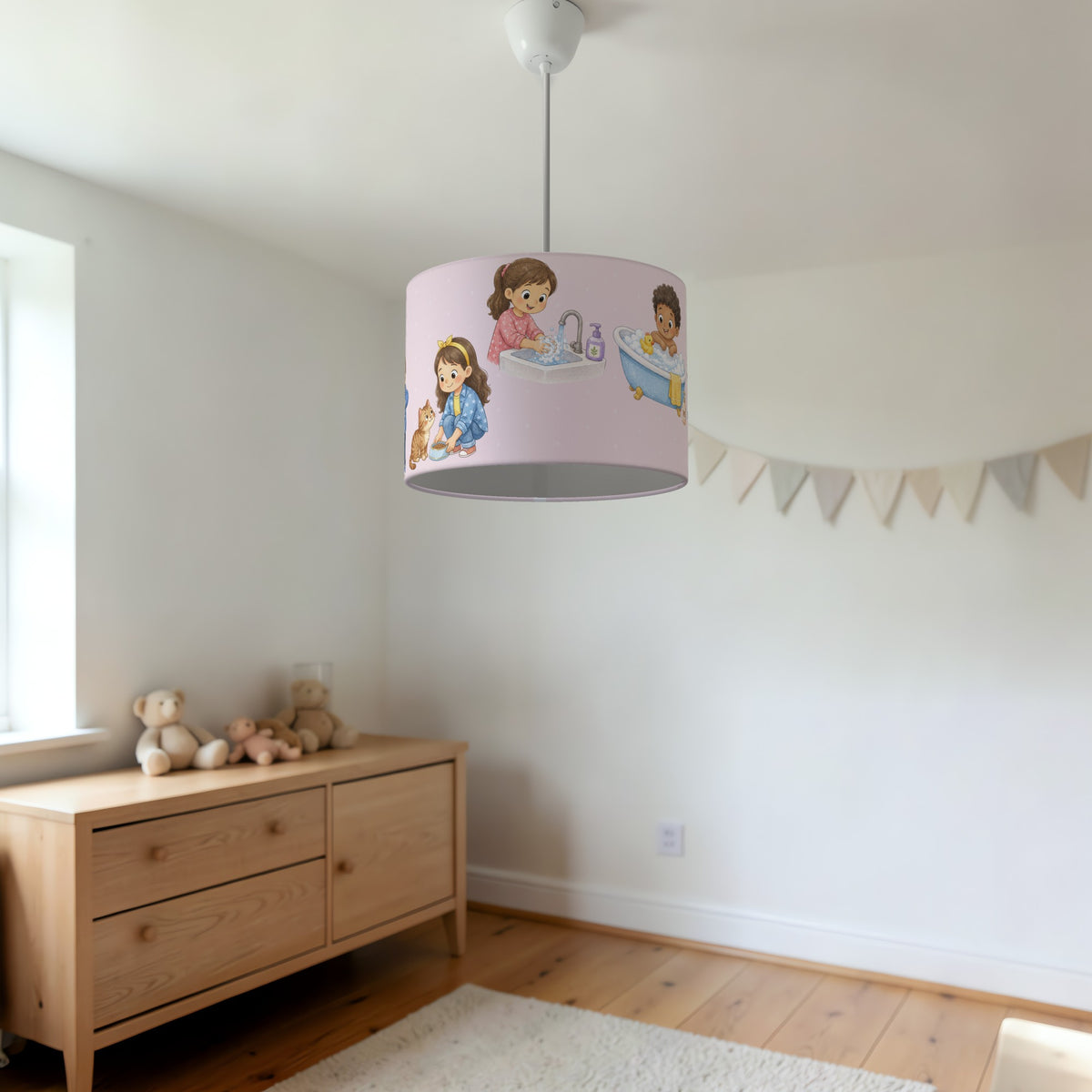 Blush Routine lampshade - 20cm x 18.5cm Ceiling - photo 3