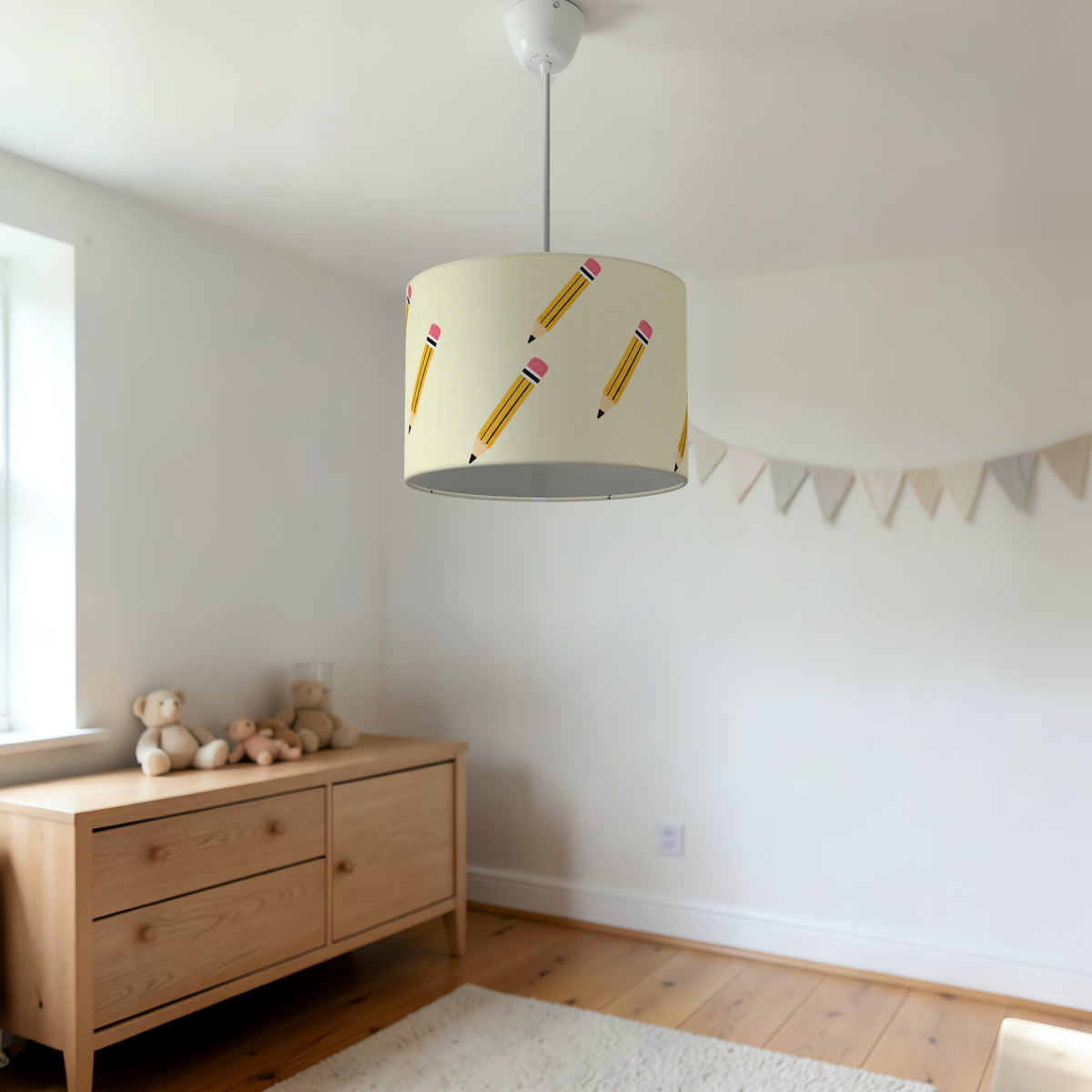 Lemon School lampshade - 20cm x 18.5cm Ceiling - photo 3