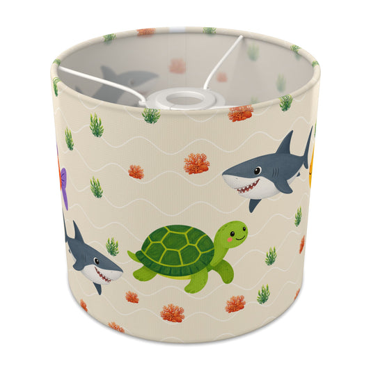 Sand Cute Sea Friends lampshade - 20cm x 18.5cm Ceiling - main photo