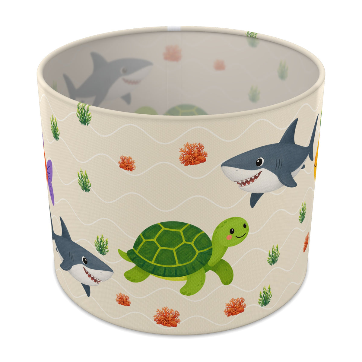 Sand Cute Sea Friends lampshade - 25cm x 20cm Table