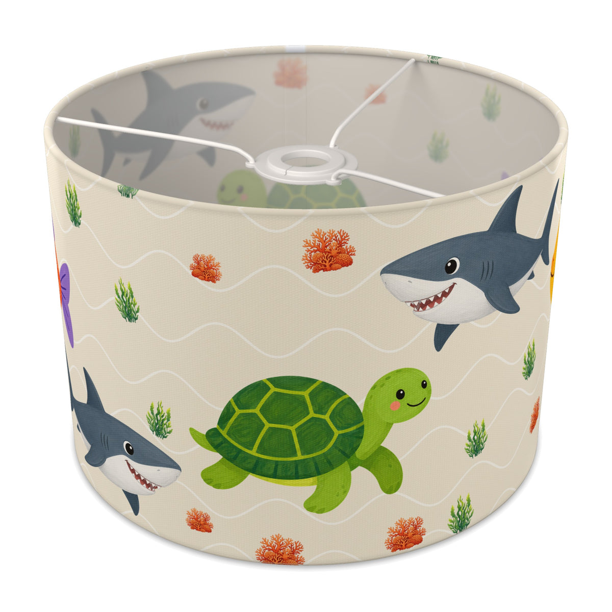 Sand Cute Sea Friends lampshade - 30cm x 21cm Ceiling