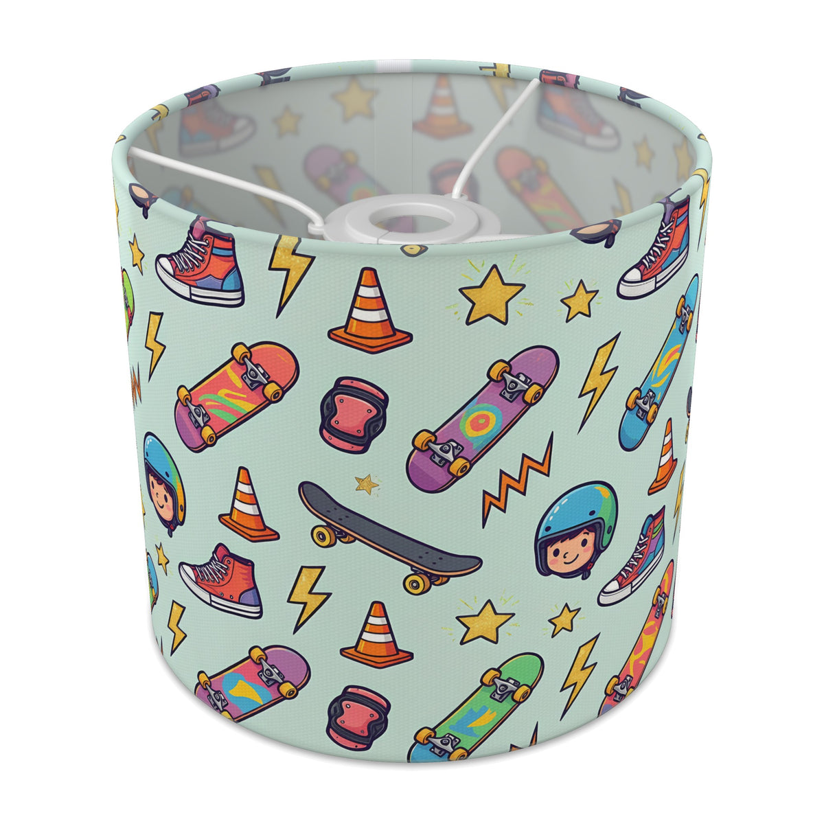 Mint Skate Crew lampshade - 20cm x 18.5cm Ceiling - main photo