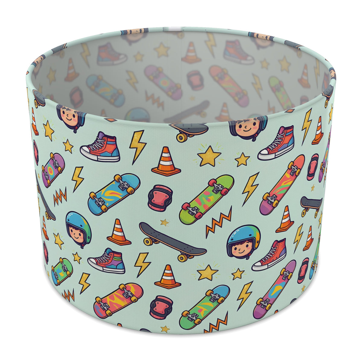 Mint Skate Crew lampshade - 30cm x 21cm Table