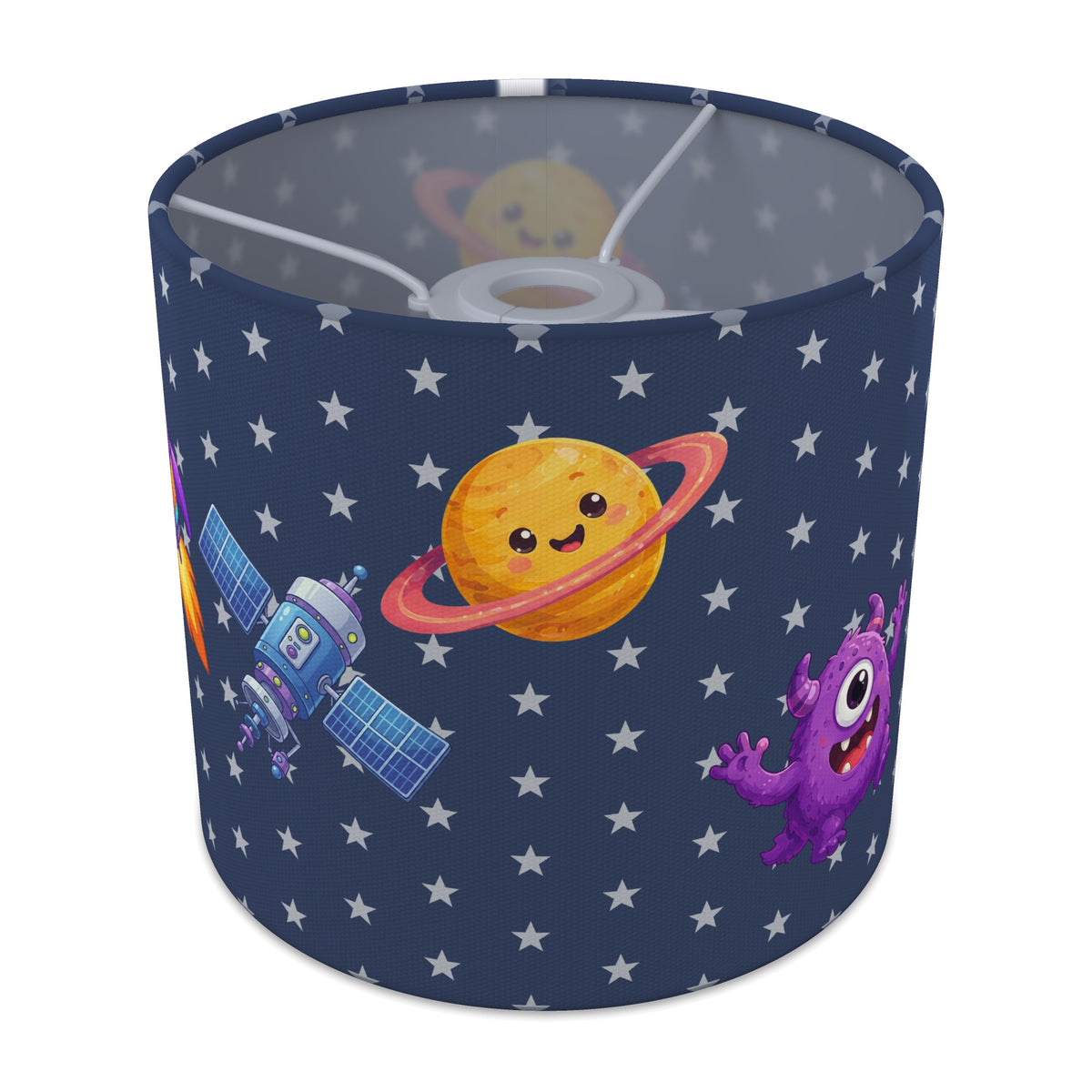 Navy Space lampshade - 20cm x 18.5cm Ceiling - main photo