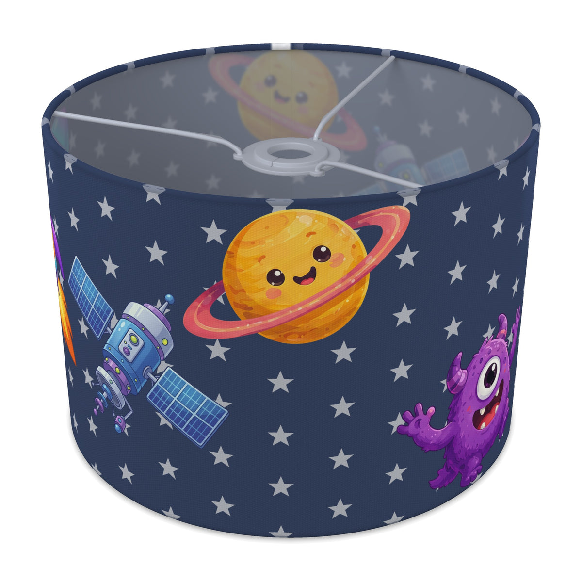 Navy Space lampshade - 30cm x 21cm Ceiling