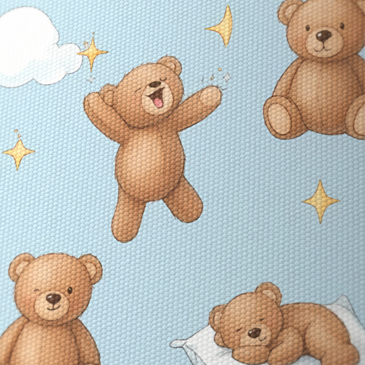 Sky Bear Hugs lampshade - 20cm x 18.5cm Ceiling - photo 6