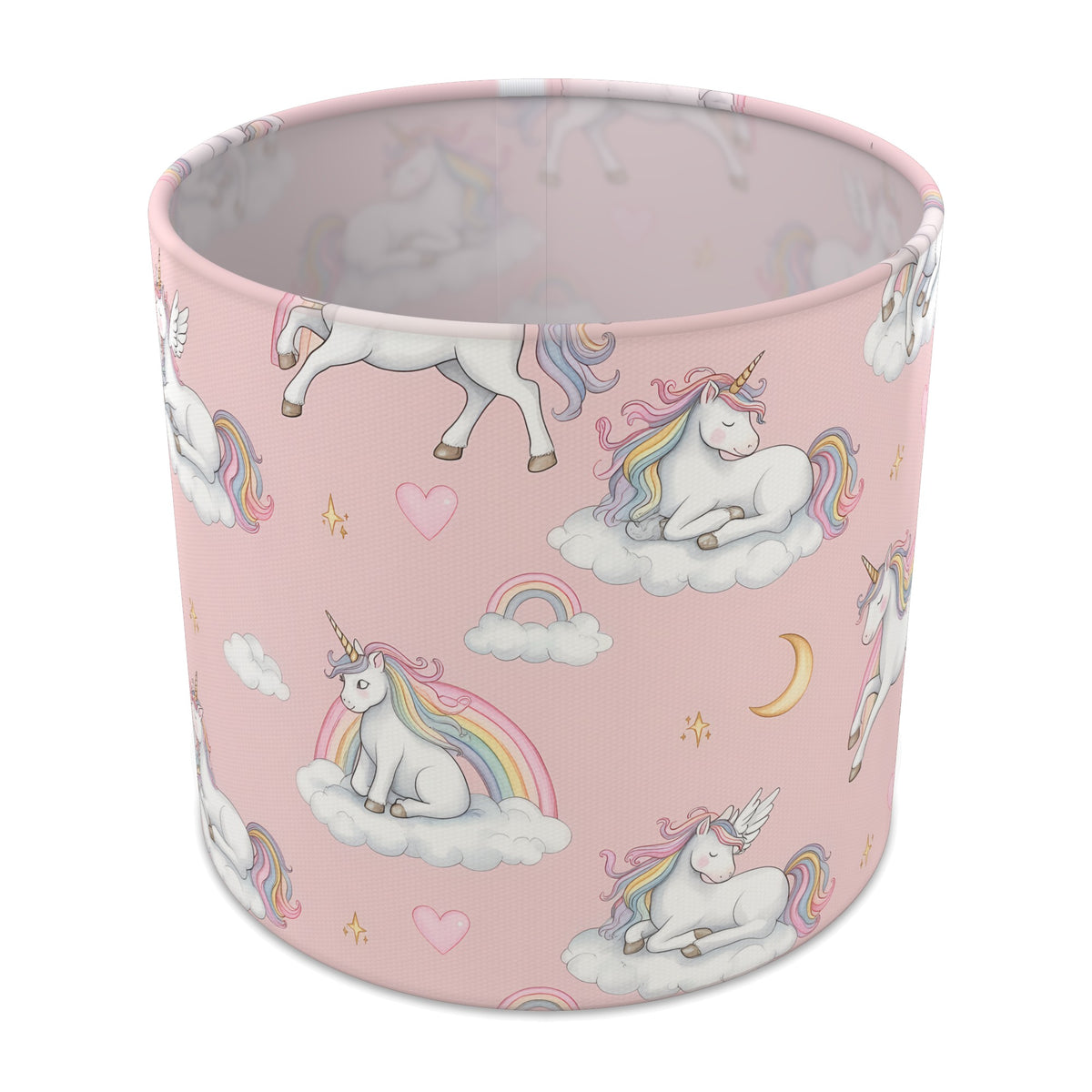 Blush Unicorn Dreams lampshade - 20cm x 18.5cm Table