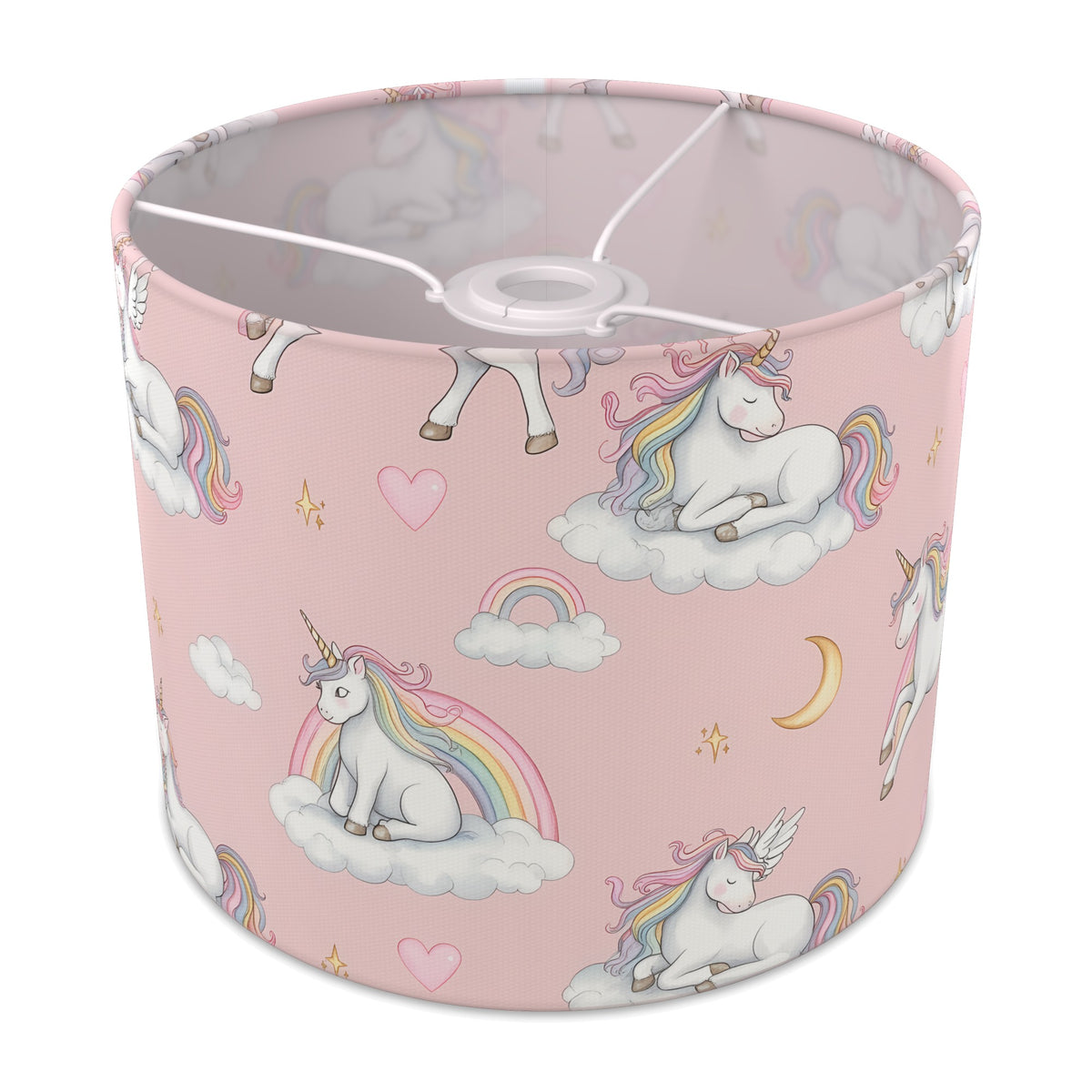 Blush Unicorn Dreams lampshade - 25cm x 20cm Ceiling