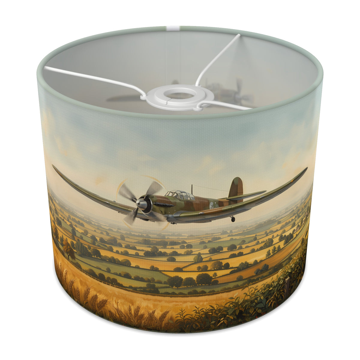 Summer Fields Spitfire Skies lampshade - 25cm x 20cm Ceiling