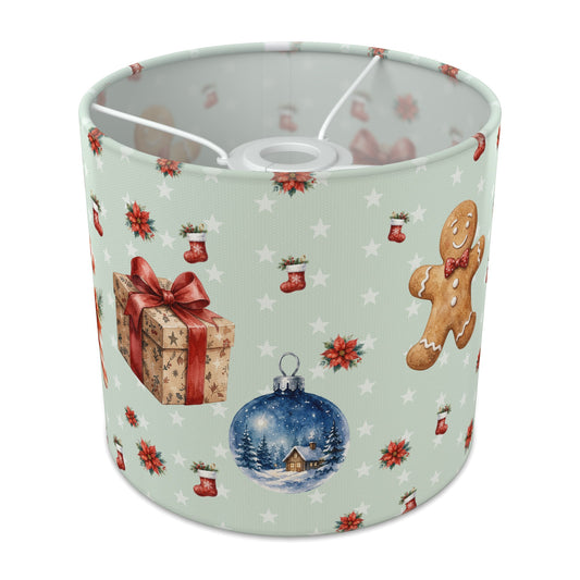 Pine Watercolor Christmas lampshade - 20cm x 18.5cm Ceiling - main photo