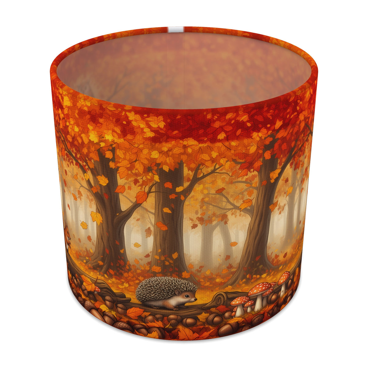 Autumn Woods Woodland Walk lampshade - 20cm x 18.5cm Table