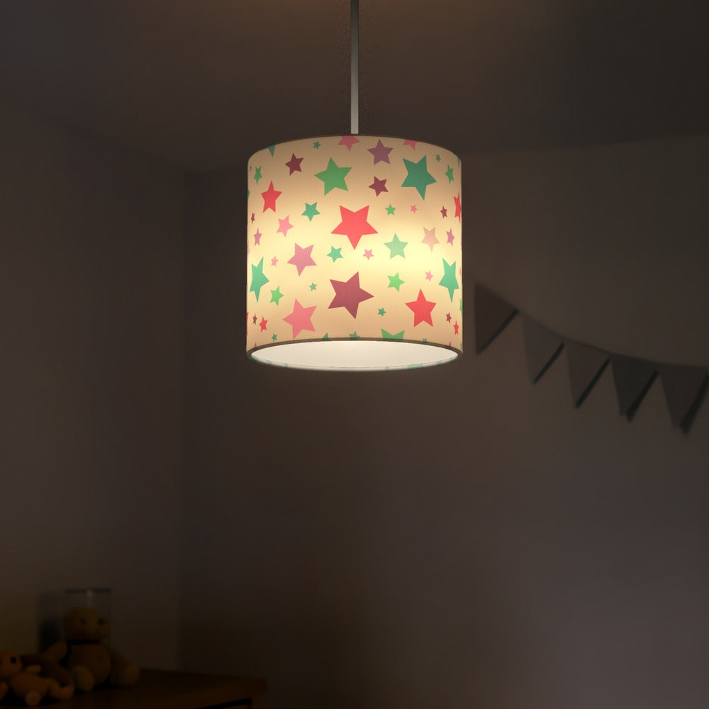 Pastel Stars lampshade