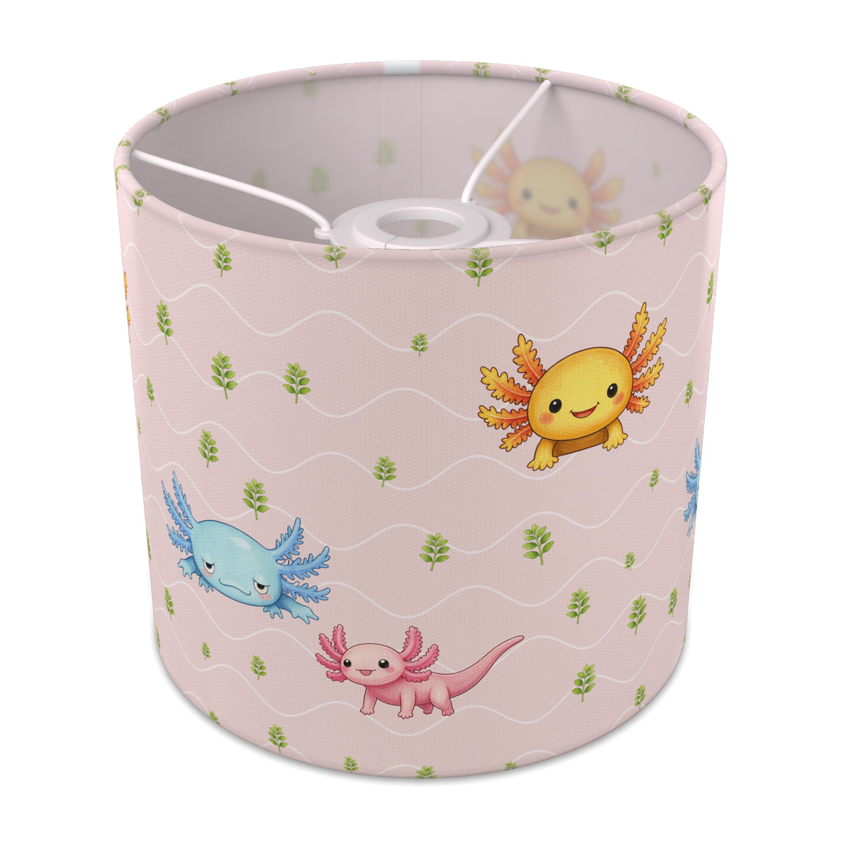 Blush Axolotl Lagoon lampshade - 20cm x 18.5cm Ceiling - main photo