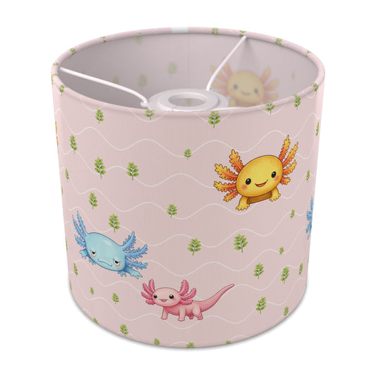 Blush Axolotl Lagoon lampshade - 20cm x 18.5cm Ceiling - main photo