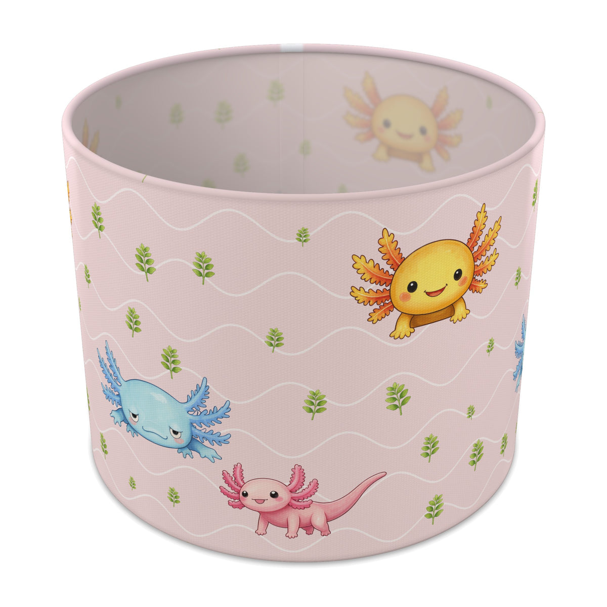 Blush Axolotl Lagoon lampshade - 25cm x 20cm Table