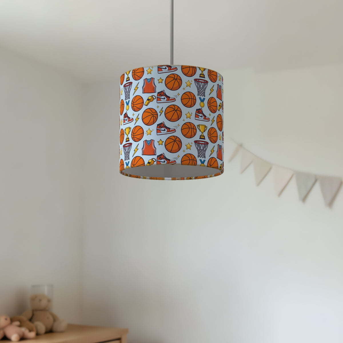 Sky Basketball Kids lampshade - 20cm x 18.5cm Ceiling - photo 2