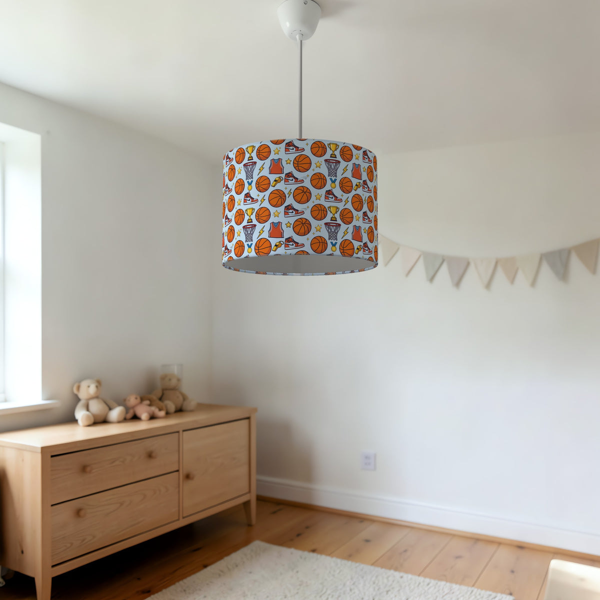 Sky Basketball Kids lampshade - 20cm x 18.5cm Ceiling - photo 3