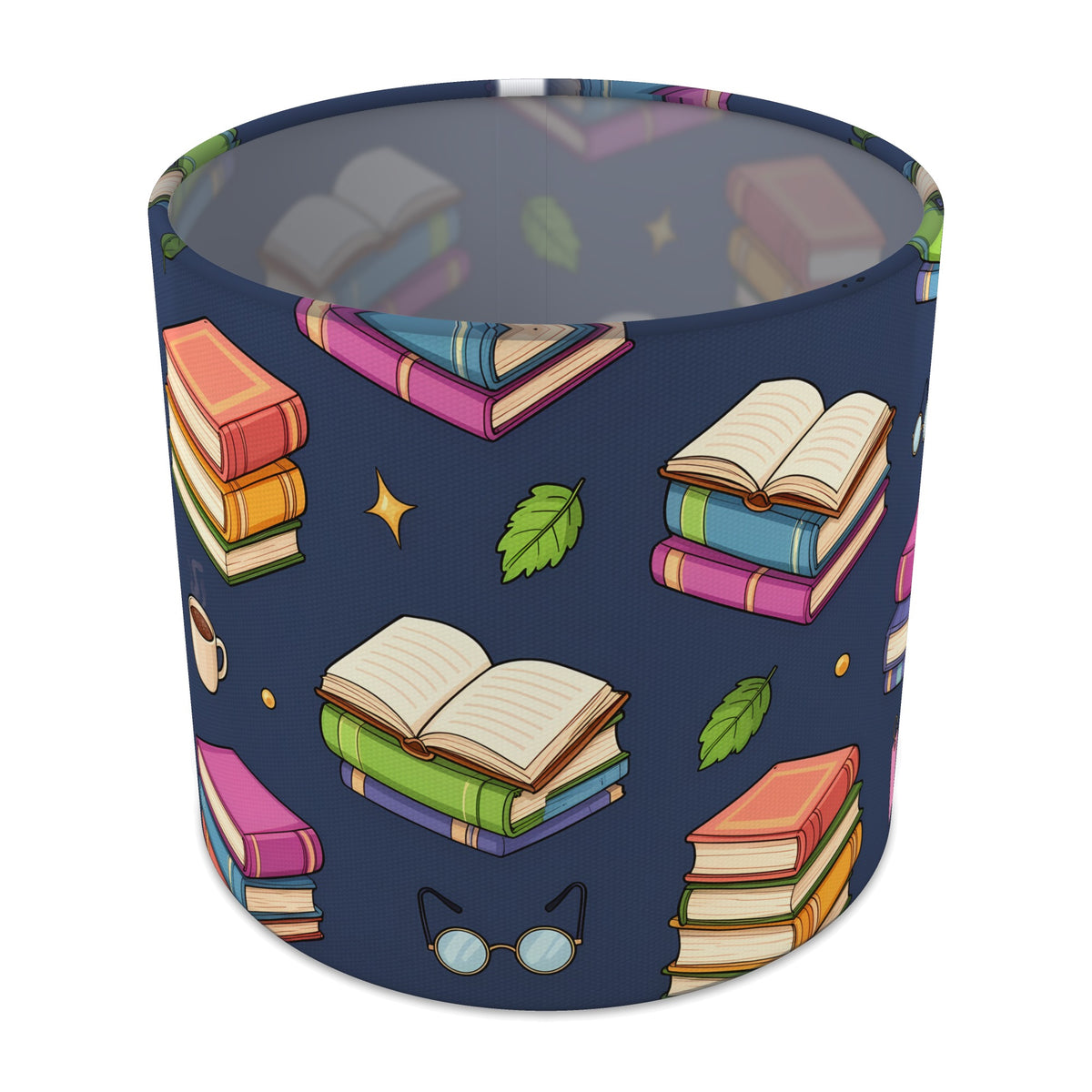 Navy Reading Nook lampshade - 20cm x 18.5cm Table