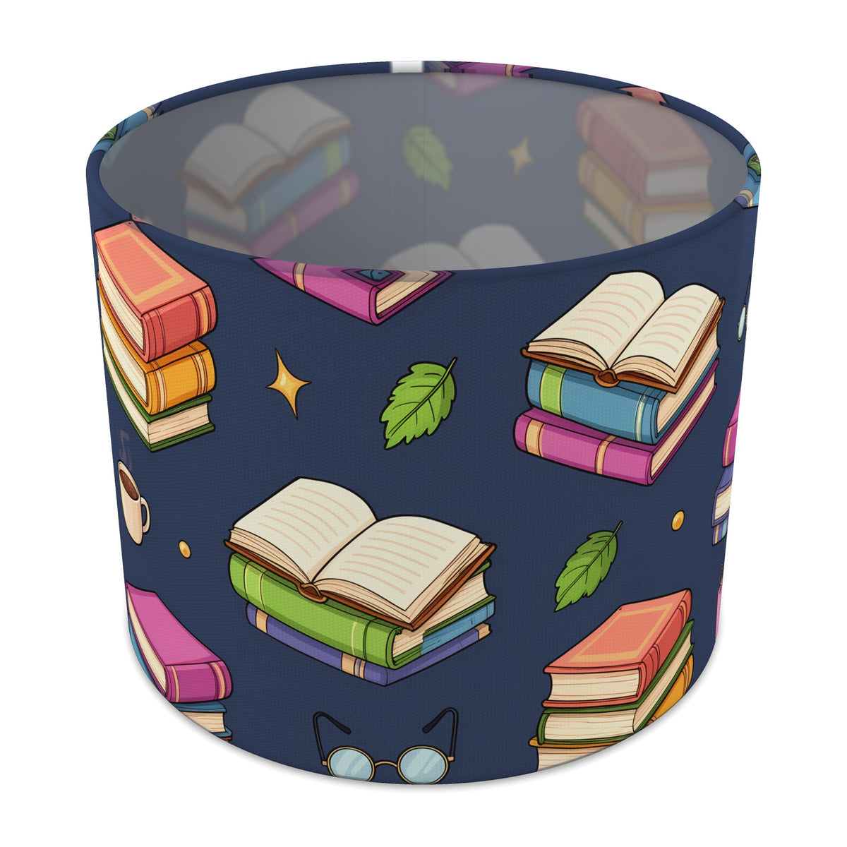 Navy Reading Nook lampshade - 25cm x 20cm Table