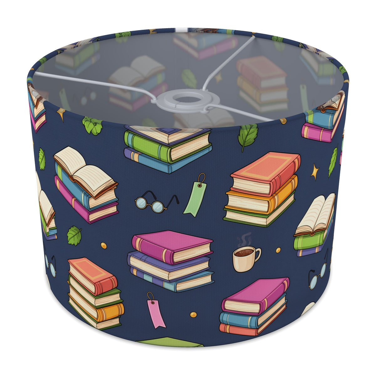 Navy Reading Nook lampshade - 30cm x 21cm Ceiling