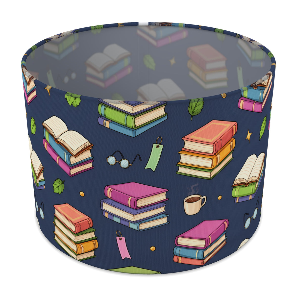 Navy Reading Nook lampshade - 30cm x 21cm Table
