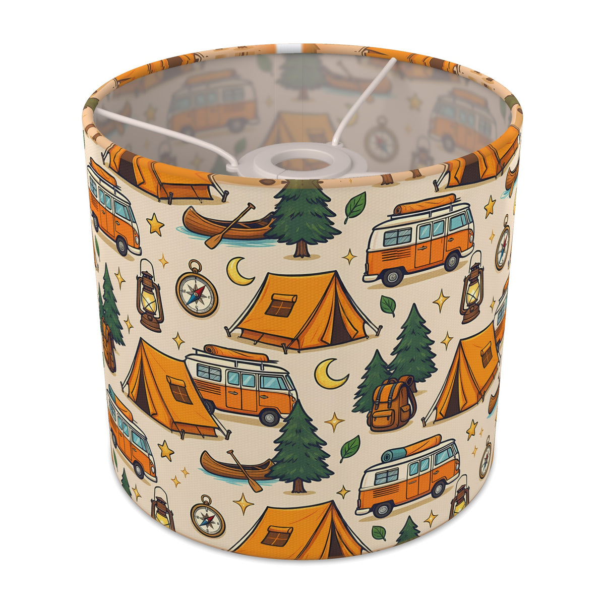 Sand Happy Campers lampshade - 20cm x 18.5cm Ceiling - main photo