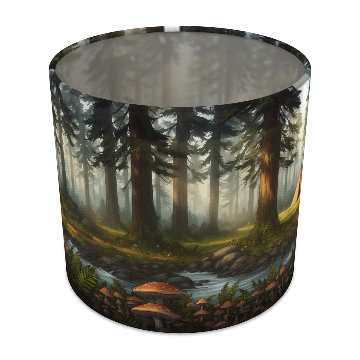 Forest Trail Camping Adventure lampshade - 20cm x 18.5cm Table