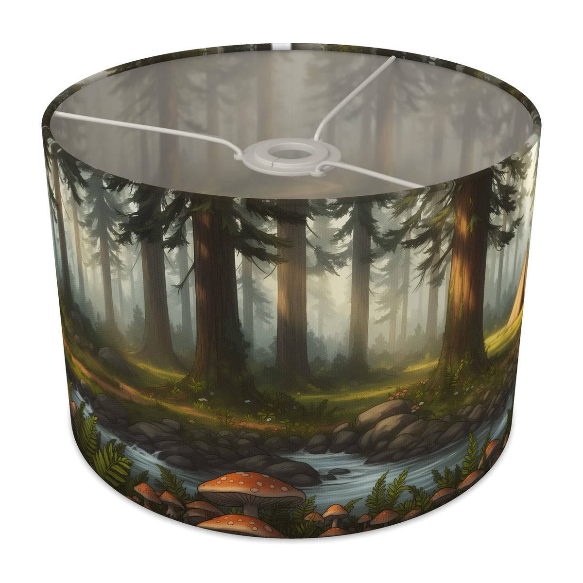 Forest Trail Camping Adventure lampshade - 30cm x 21cm Ceiling