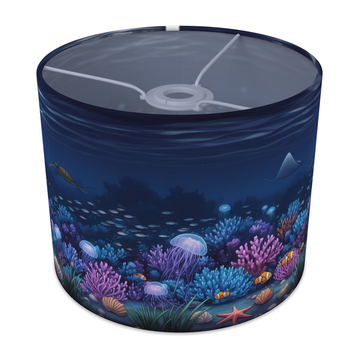 Moonlit Reef Coral Reef lampshade - 25cm x 20cm Ceiling