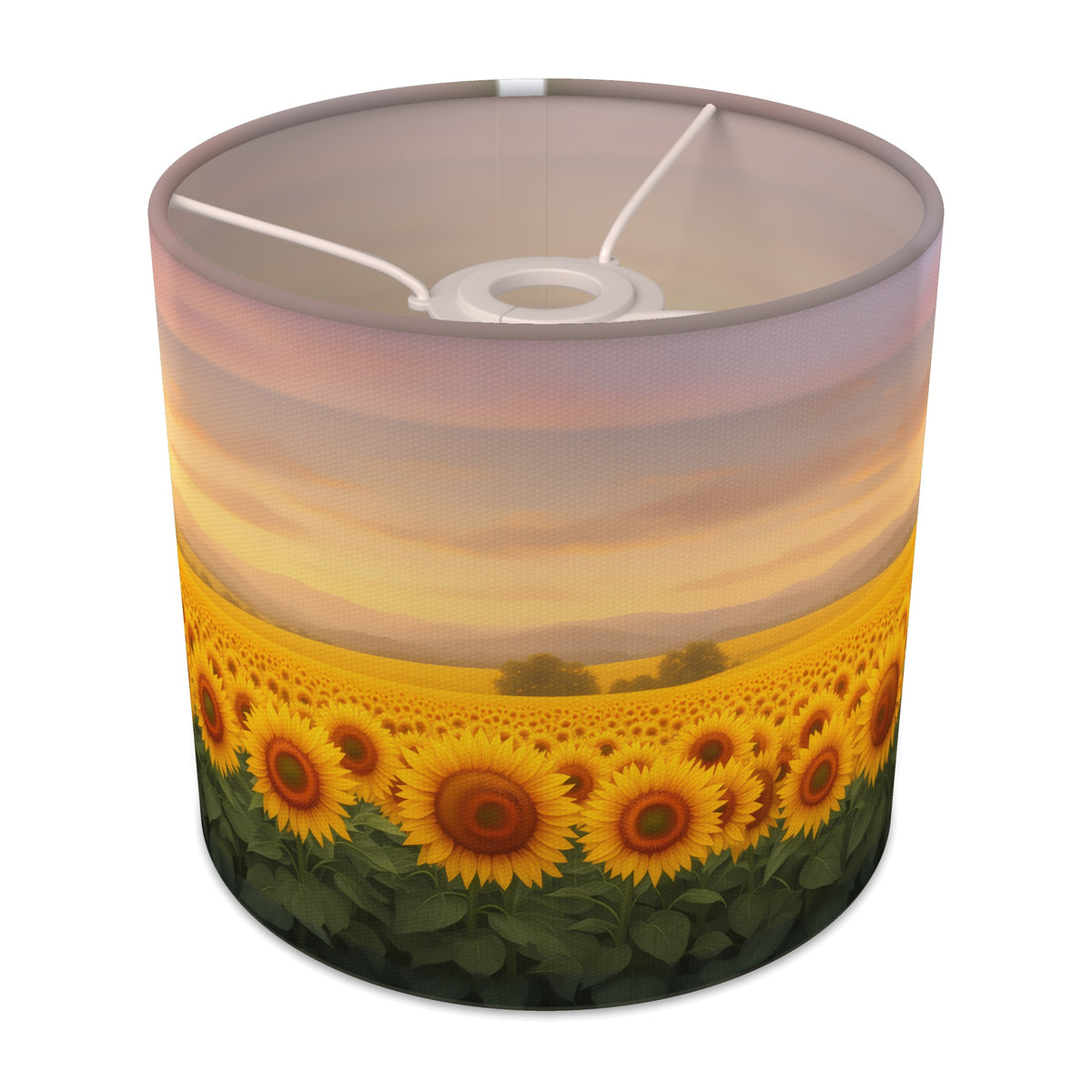 Flower Meadow wraparound lampshade - Sunflower Fields