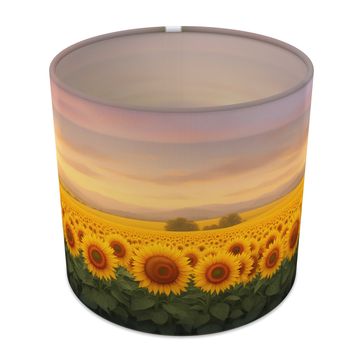 Sunflower Fields Flower Meadow lampshade - 20cm x 18.5cm Table