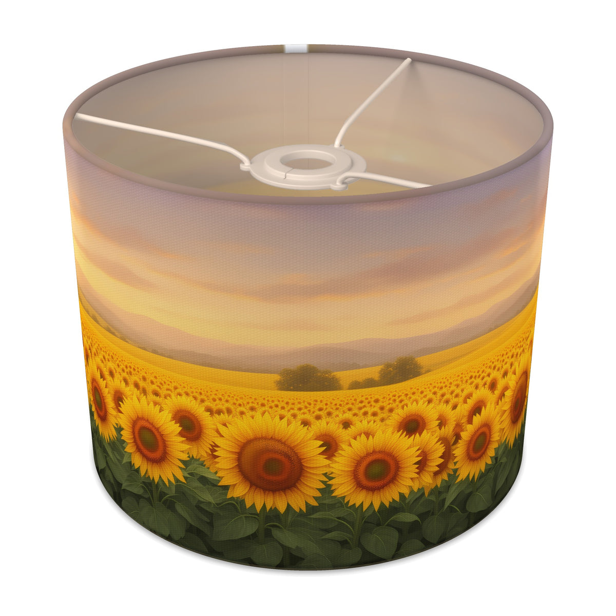 Sunflower Fields Flower Meadow lampshade - 25cm x 20cm Ceiling