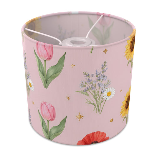 Blush Floral Kids lampshade - 20cm x 18.5cm Ceiling - main photo