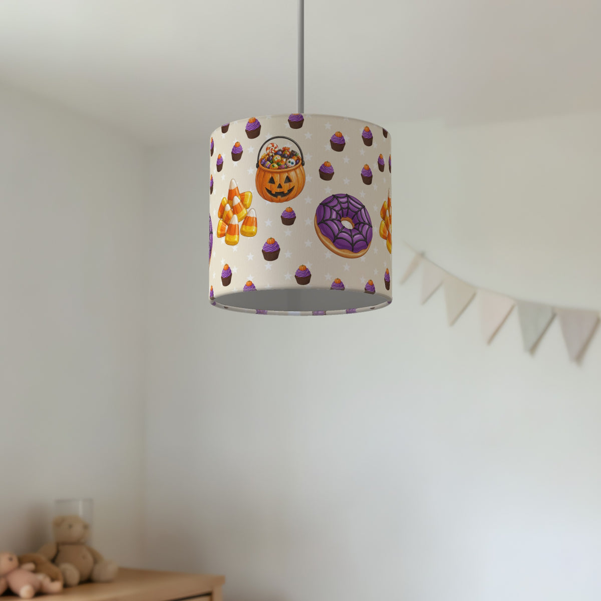 Sand Halloween Food lampshade - 20cm x 18.5cm Ceiling - photo 2