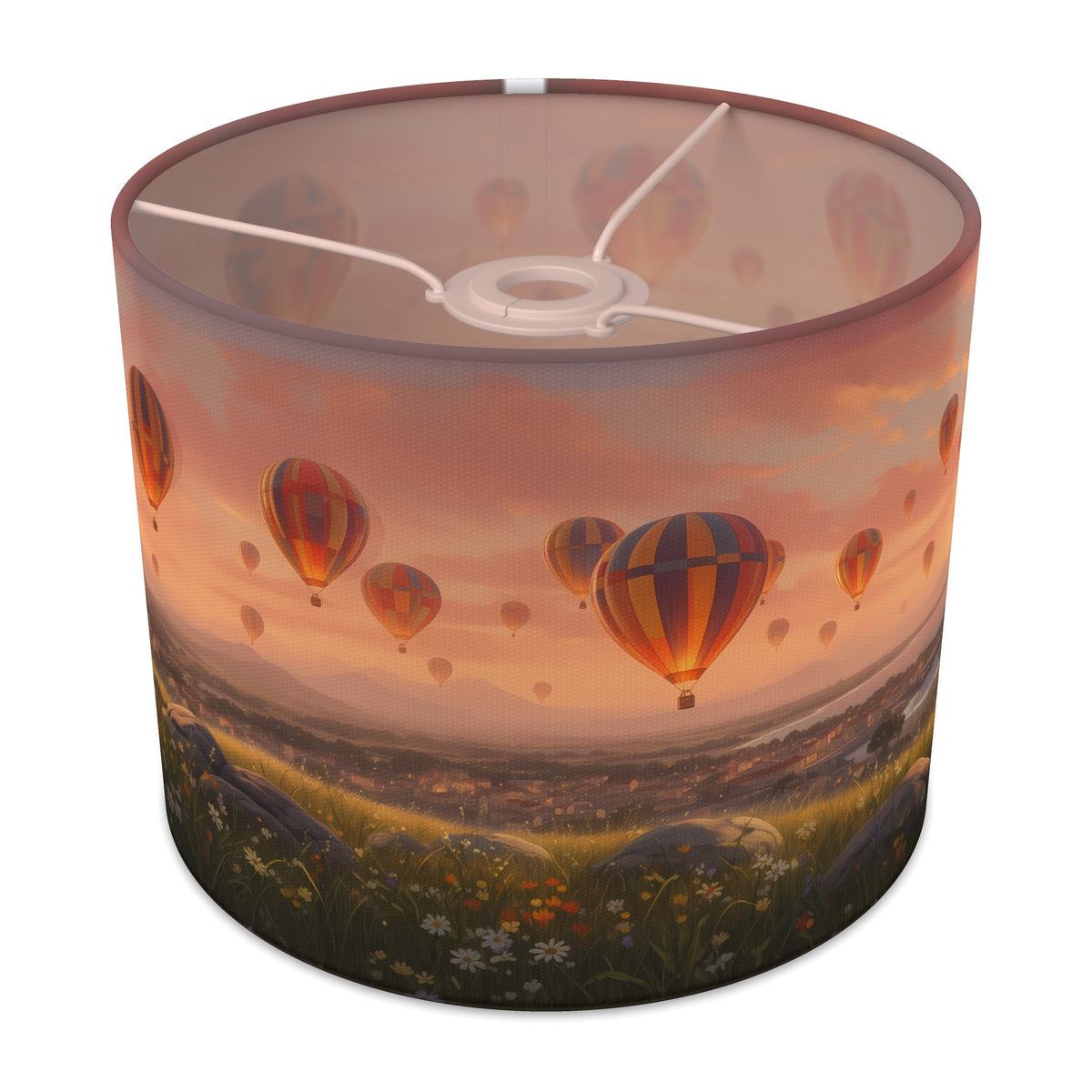 Sunset Flight Balloon Skies lampshade - 25cm x 20cm Ceiling