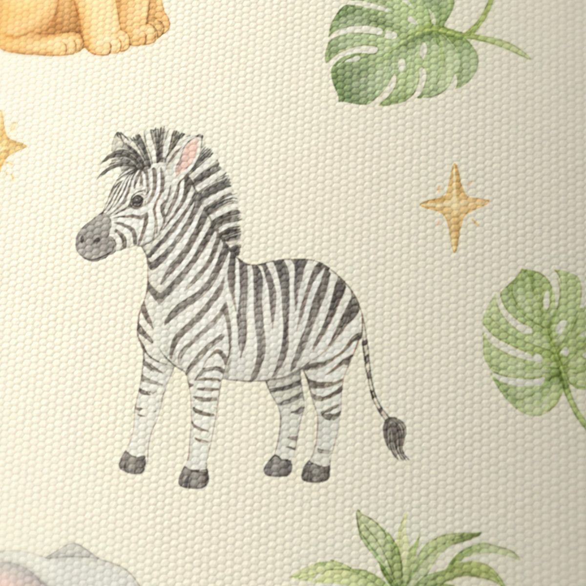 Cream Jungle Pals lampshade - 20cm x 18.5cm Ceiling - photo 6