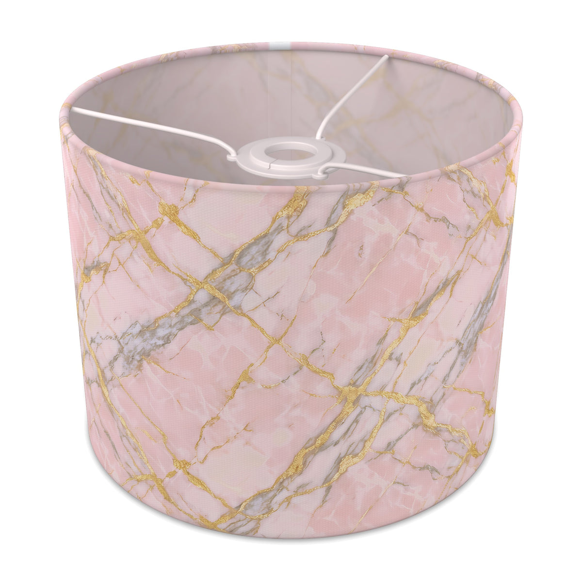 Blush Marble Luxe lampshade - 25cm x 20cm Ceiling
