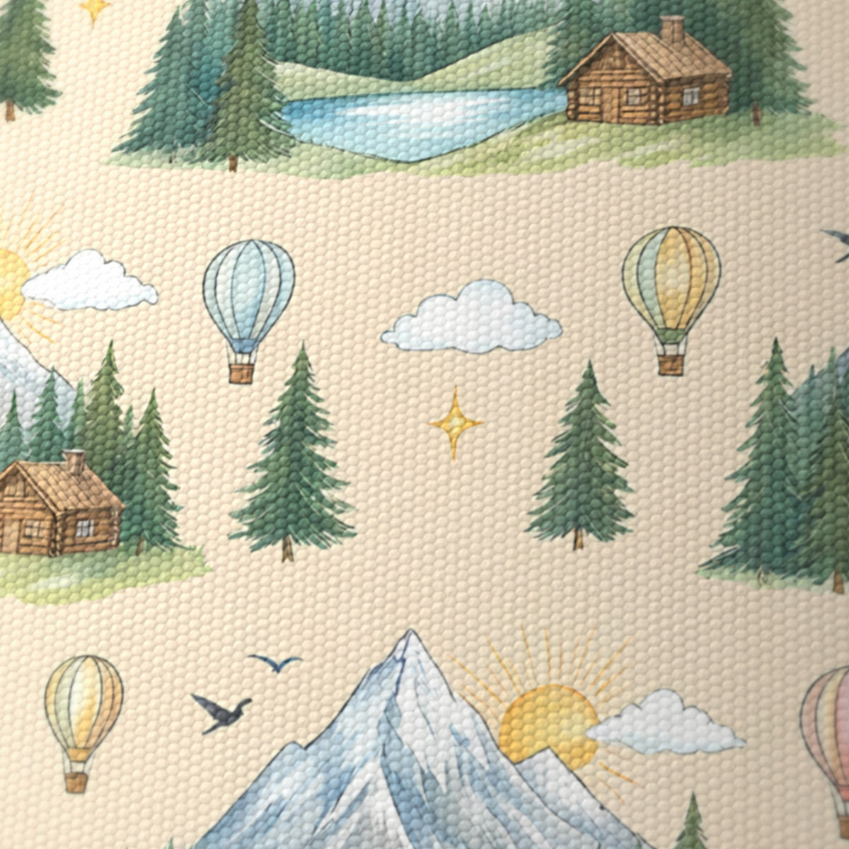 Sand Mountain Adventure lampshade - 20cm x 18.5cm Ceiling - photo 6